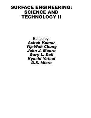 Surface Engineering: Science and Technology Ii