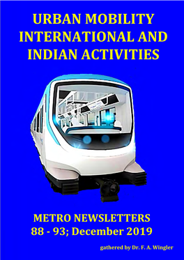 Urban Mobility International and Indian Activities