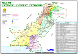 Ramd Map of National Highway Network