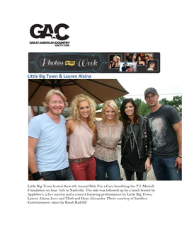 Little Big Town's Sixth Consecutive Year Hosting the Event