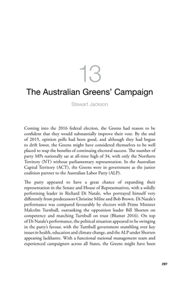 The Australian Greens' Campaign