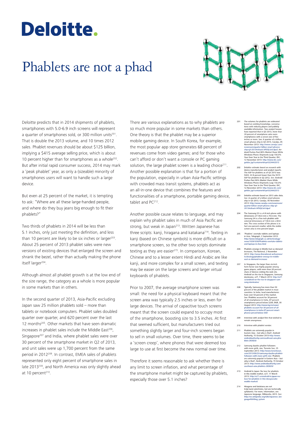 Phablets Are Not a Phad