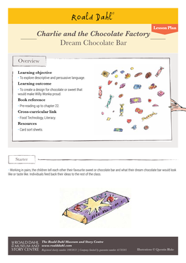 Charlie and the Chocolate Factory Dream Chocolate Bar