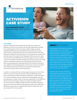 Activision Case Study