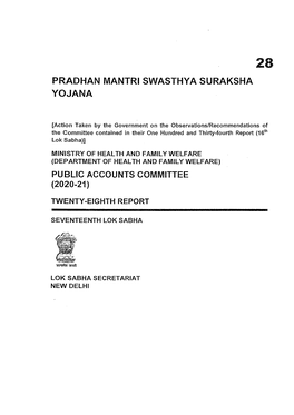 Pradhan Mantri Swasthya Suraksha Yojana