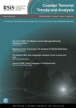 Counter Terrorist Trends and Analysis ISSN 2382-6444 | Volume 7, Issue 4 | May 2015