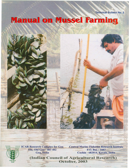 Manual on Mussel Farming