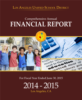 Comprehensive Annual Financial Report Fiscal Year Ended June 30, 2015