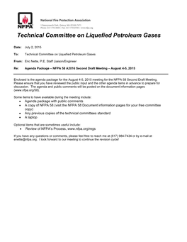 Technical Committee on Liquefied Petroleum Gases