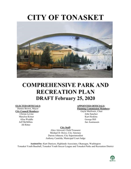 COMPREHENSIVE PARK and RECREATION PLAN DRAFT February 25, 2020