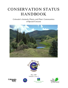 Conservation Status Handbook
