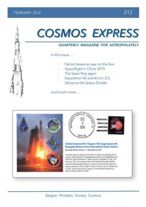 Cosmos Express Quarterly Magazine for Astrophilately