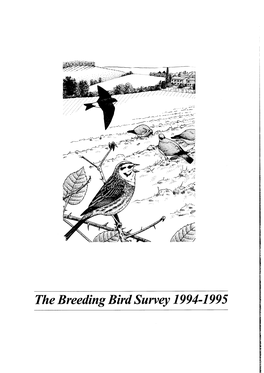 The Breeding Bird Survey 1994-1995