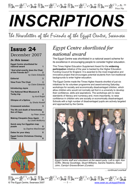 Issue 24. December 2007