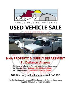 Used Vehicle Sale