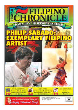February 6, 2016 Hawaii Filipino Chronicle  1