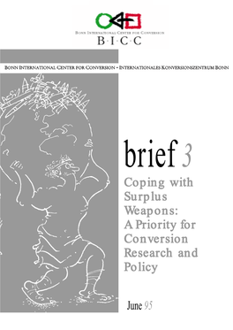Coping with Surplus Weapons: a Priority for Conversion Research and Policy