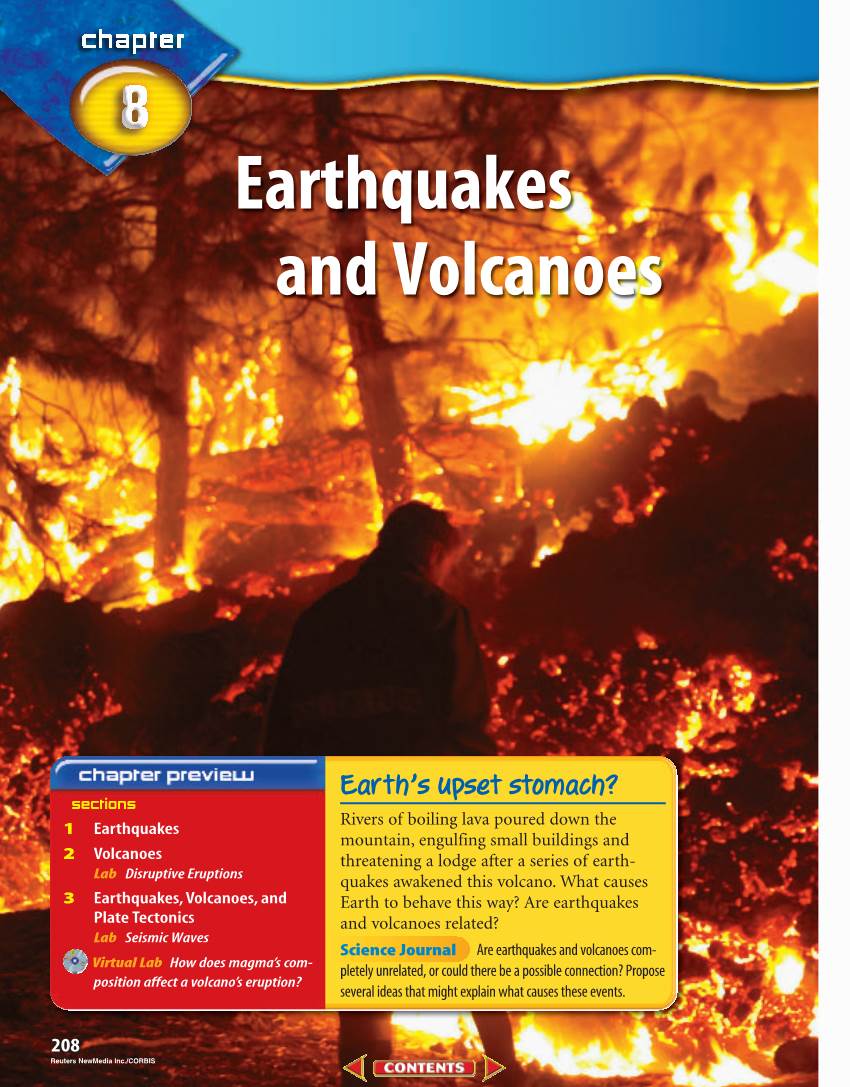 Chapter 8: Earthquakes and Volcanoes