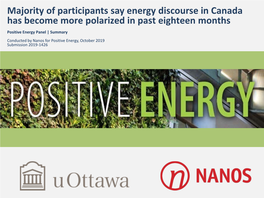 Majority of Participants Say Energy Discourse in Canada Has Become