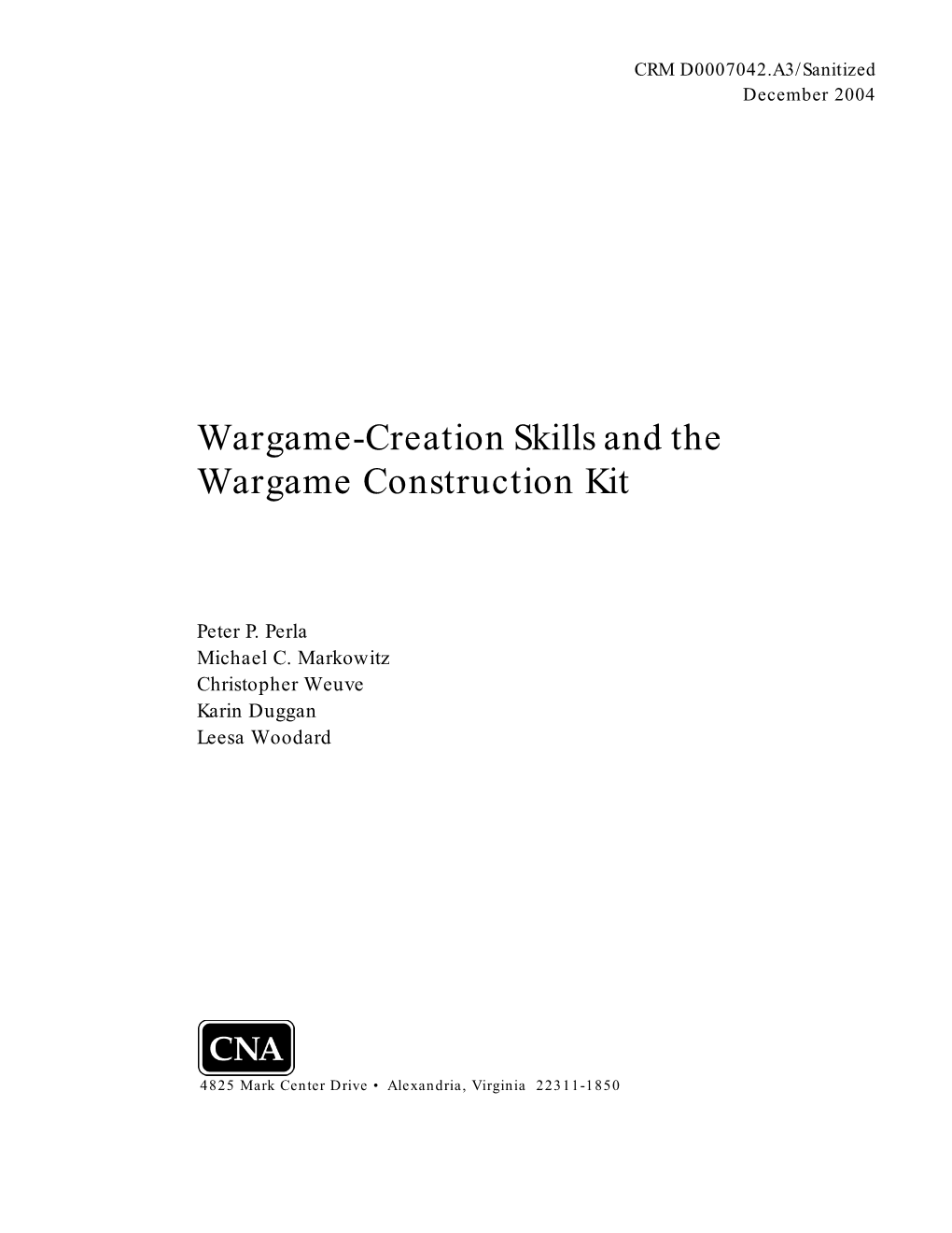 Wargame-Creation Skills and the Wargame Construction Kit