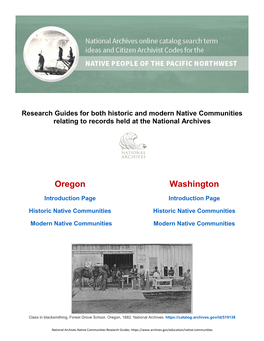 Pacific Northwest Native Communities Research Guide