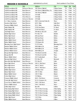 Schools-Region 8