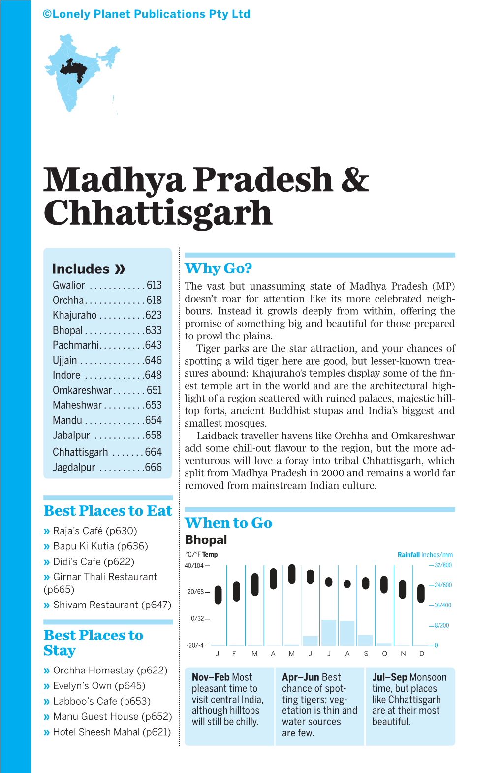 Madhya Pradesh & Chhattisgarh