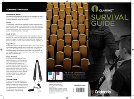 Clarinet Survival Guide