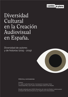Diversidad Cultural En La Creación Audiovisual En España
