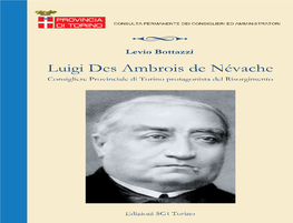 Luigi Des Ambrois Di Névache Consigliere Provinciale Di Torino Protagonista Del Risorgimento