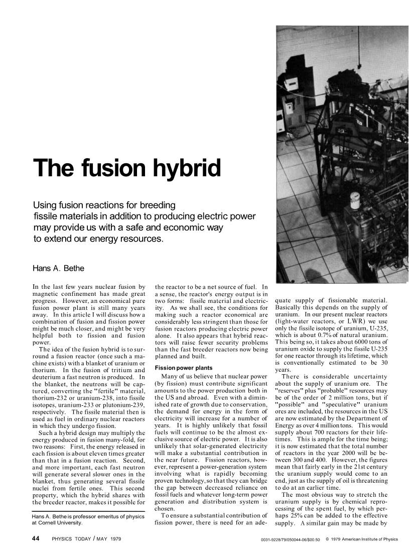 The Fusion Hybrid