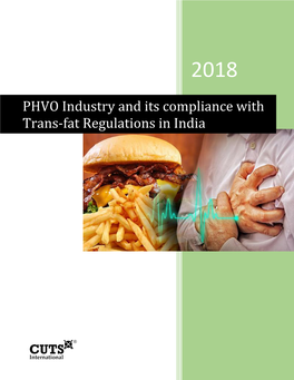 PHVO Industry and Its Compliance with Trans-Fat Regulations in India
