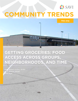Indianapolis Food Deserts in 2019