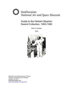 Guide to the Herbert Stephen Desind Collection, 1950-1992