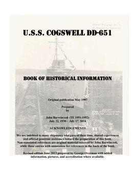 Uss Cogswell Dd-651 Association