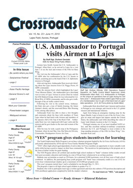 U.S. Ambassador to Portugal Visits Airmen at Lajes by Staff Sgt
