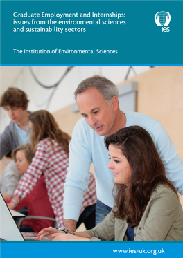 Graduate Employment and Internships: Issues from the Environmental Sciences and Sustainability Sectors