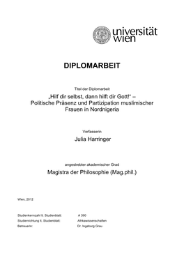 Diplomarbeit