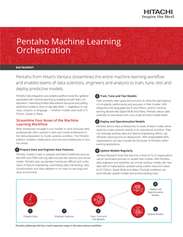 Pentaho Machine Learning Orchestration