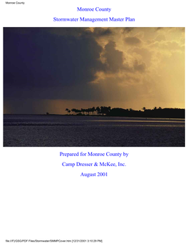 Monroe County Stormwater Management Master Plan