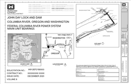 Unit Bearings Federal Columbia River Power System Columbia River, Oregon and Washington John Day Lock And