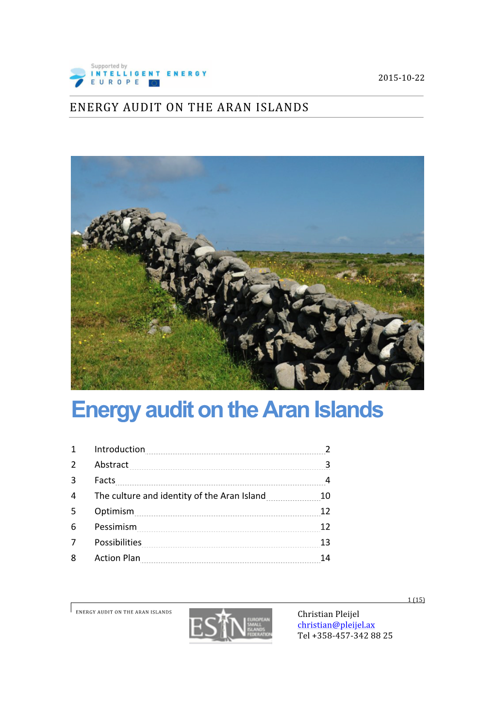 Energy Audit on Aran Islands