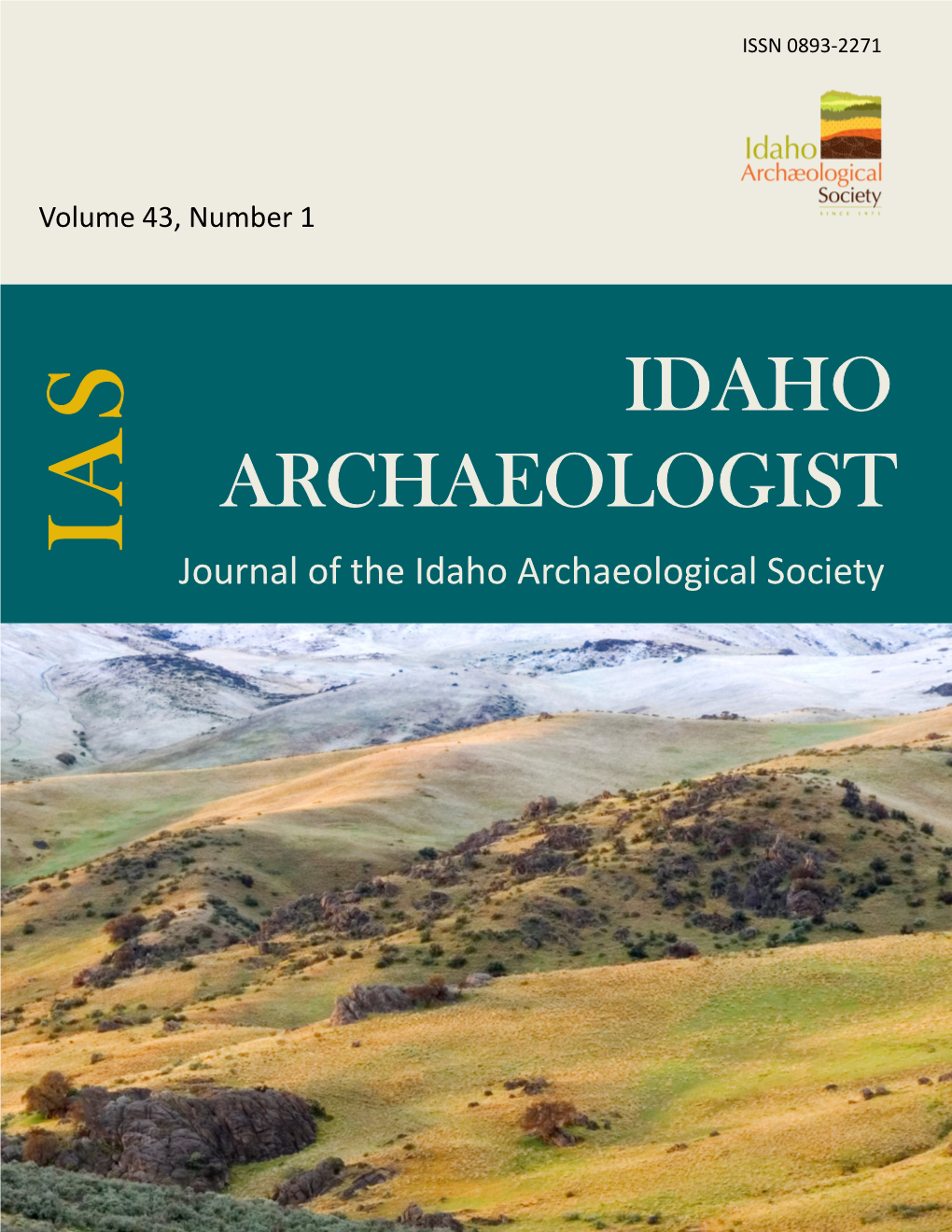 IDAHO ARCHAEOLOGIST Editor MARK G