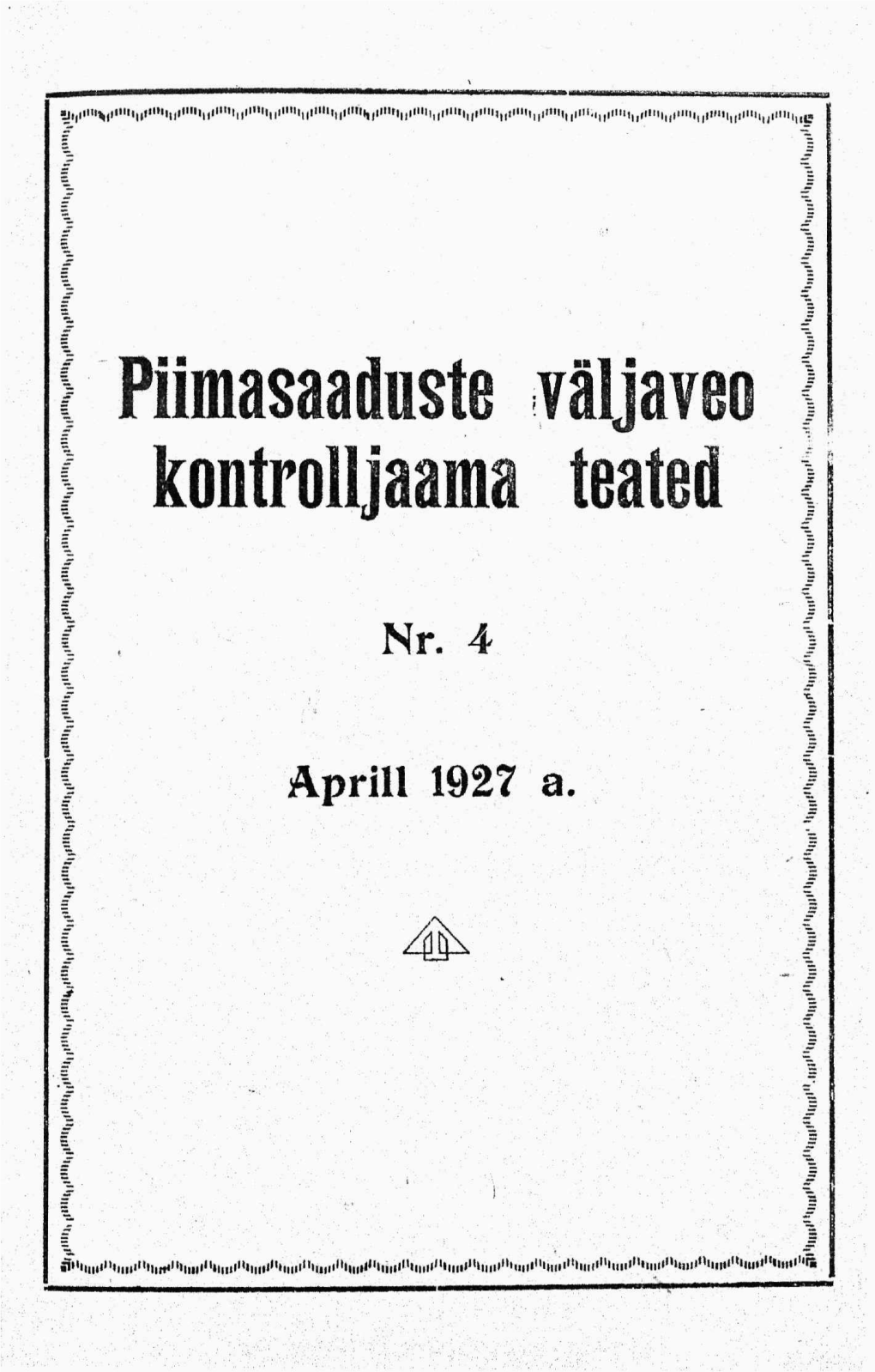 Piimasaaduste Väljaveo Kontrolljaama Teated