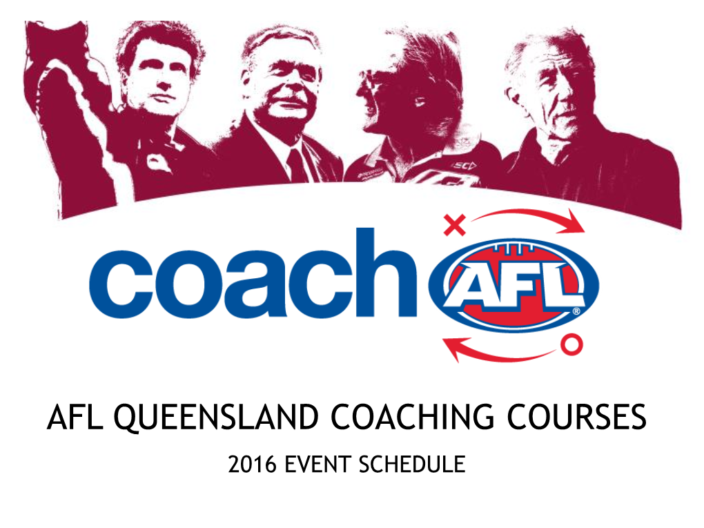 Afl Queensland Coaching Courses