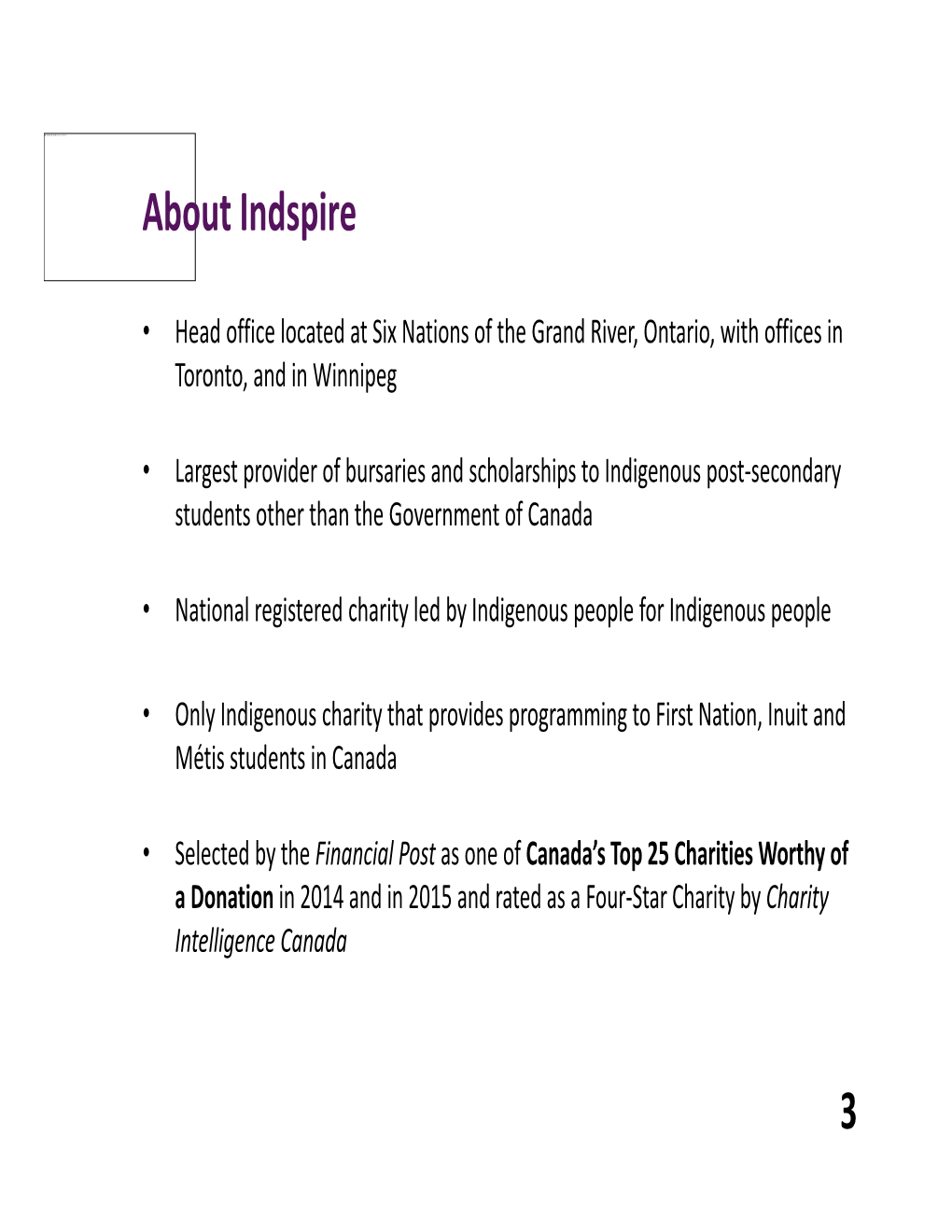 About Indspire