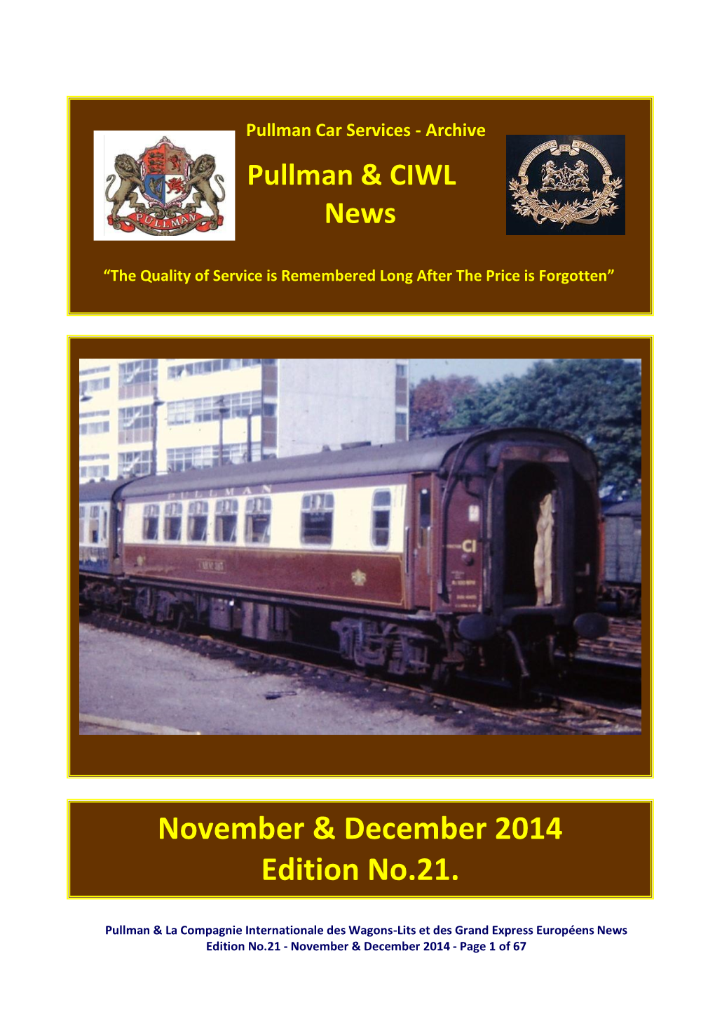 Pullman Car Services - Archive