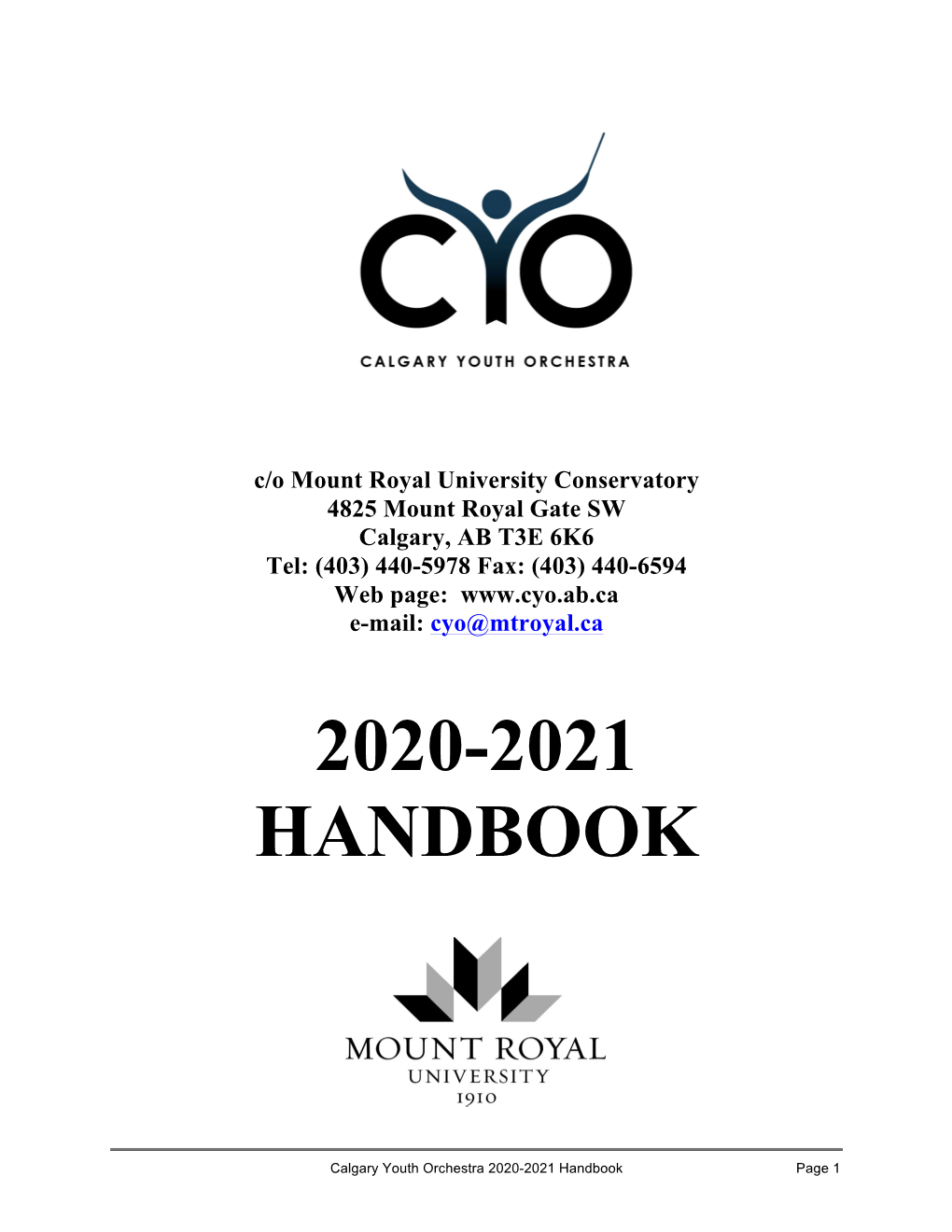 2020-2021 Handbook