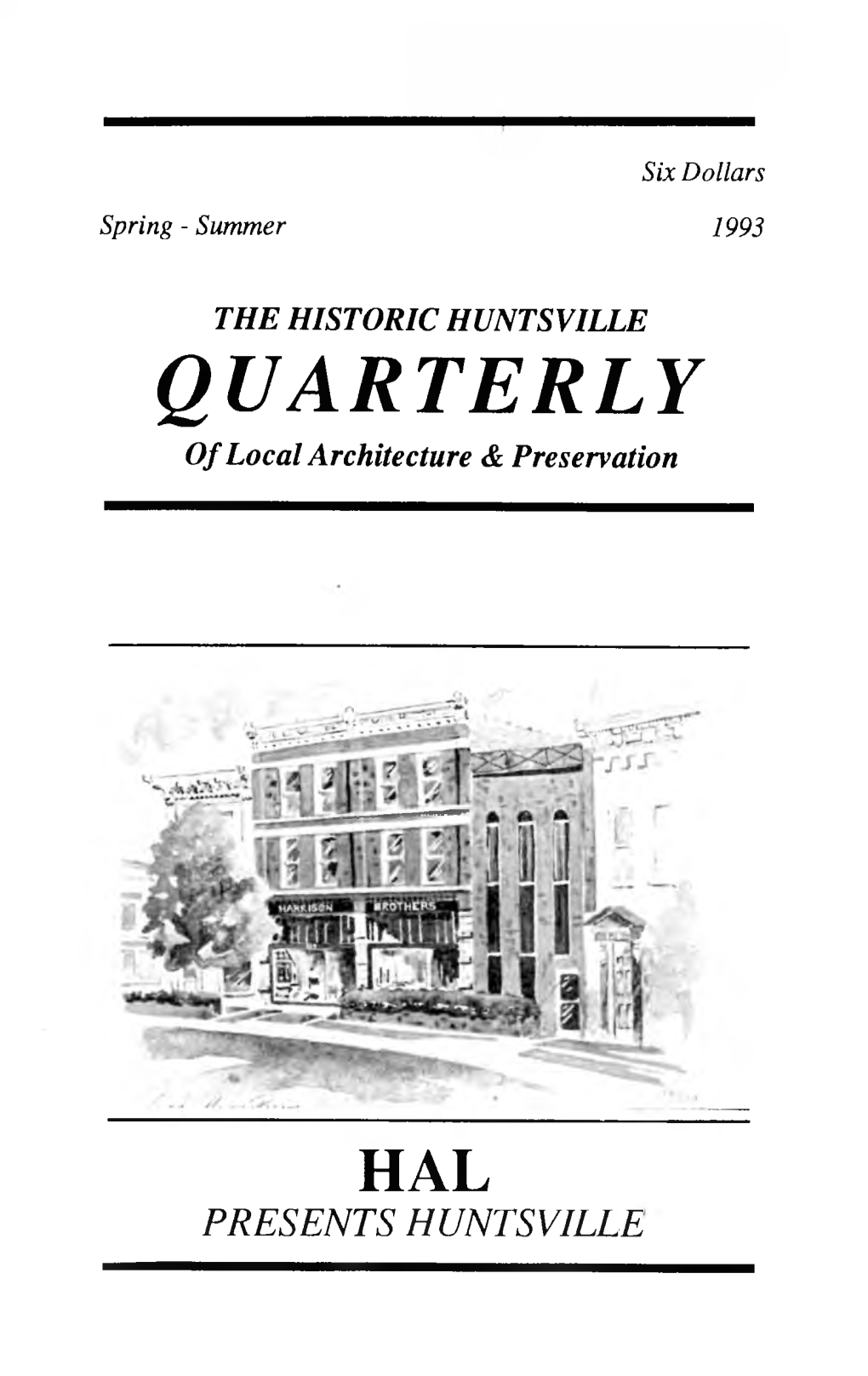 QUARTERLY of Local Architecture & Preservation