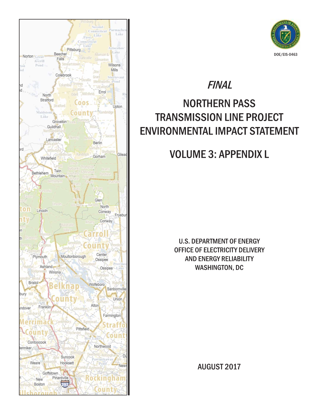 Final Northern Pass Transmission Line Project Environmental Impact Statement